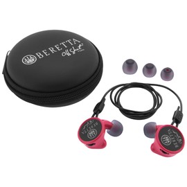 BERETTA Earphones Mini Headset Comfort Plus Fit 32 Db Earplugs, Fuschia