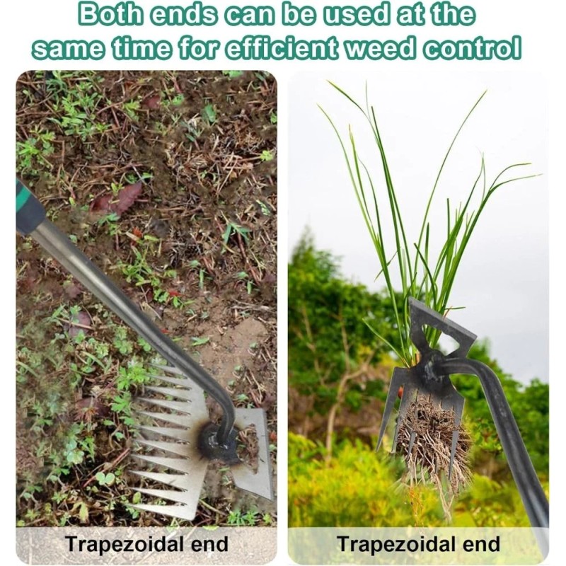 5/6/11 Teeth Weed Puller Tool Set Garden Hand Weeder Tools