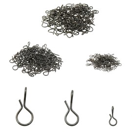 DGZZI 300PCS Fly Fishing Snaps Stainless Steel Quick Change Fast Change Lure Snap for Flies Hook and Jigs Combo Hook Snap