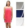 Allure Bath Fashions Supersoft 100% Cotton Shower Wrap Wearable Bath