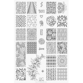 Uberchic Colección #11 Con 3 Placas Para Estampado De Uñas