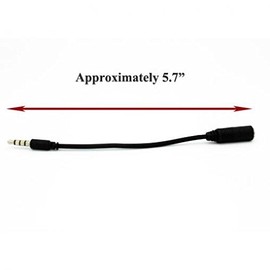 Headphone Adapter 2.5mm to 3.5mm Compatible with Motorola Moto Z4, Earphone Jack Converter Earbud Headset Audio Adaptor Mic Support for Moto Z4 Phone Model