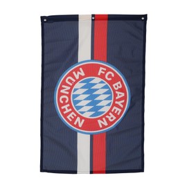 FC Bayern München Hoisting Flag Navy 180 x 120 cm with Eyelets Navy