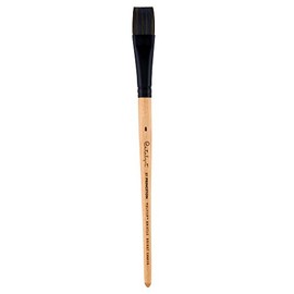 Princeton Catalyst Polytip, Brushes for Acrylic and Oil, Series 6450 Short Handle, Bright Shader, Size 8