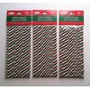 Christmas House Disposable Paper Straws - Red and Green Foil