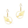 Music Dream Earrings and Angel Wings Ear Accessories Piano Eighth