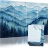 Tutmyrea 8 Pack Art Acoustic Panels, 48"X32" Self-adhesive Soundproof Wall