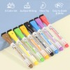 taobosec Dry Wipe Marker Set 8 Colours Wipe Clean Whiteboard