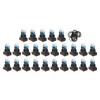 25PCS Button Switch with Control Light Electric Push Switch for