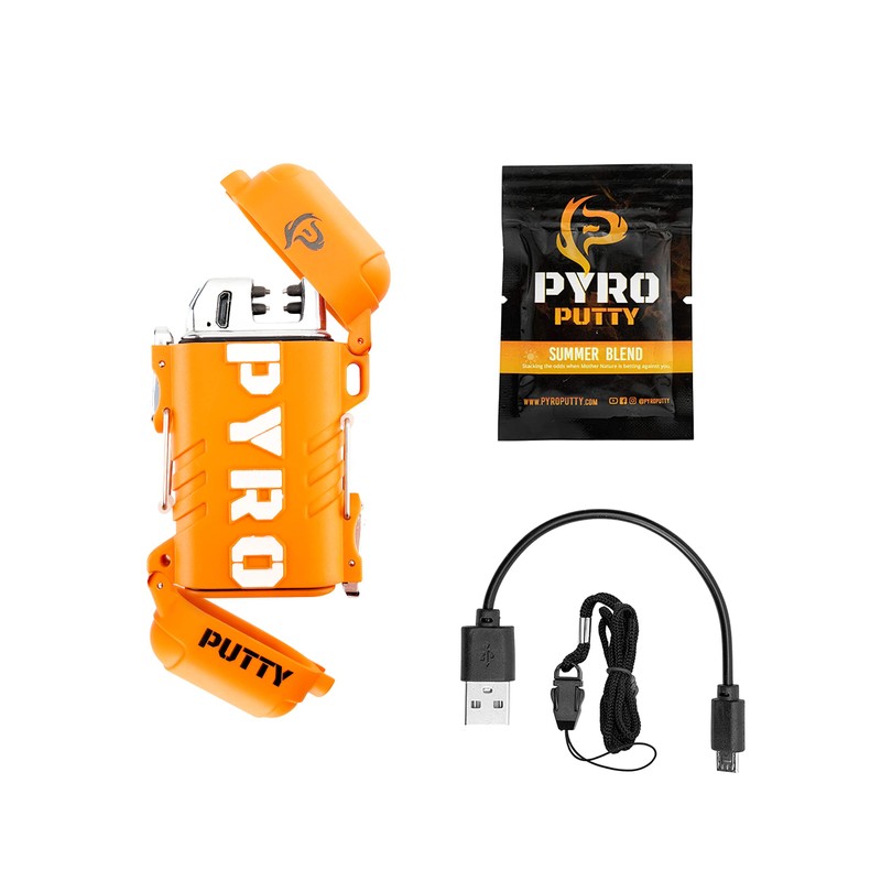 Pyro Putty Stow & Go ARC Electric Lighters Rechargeable: Fire