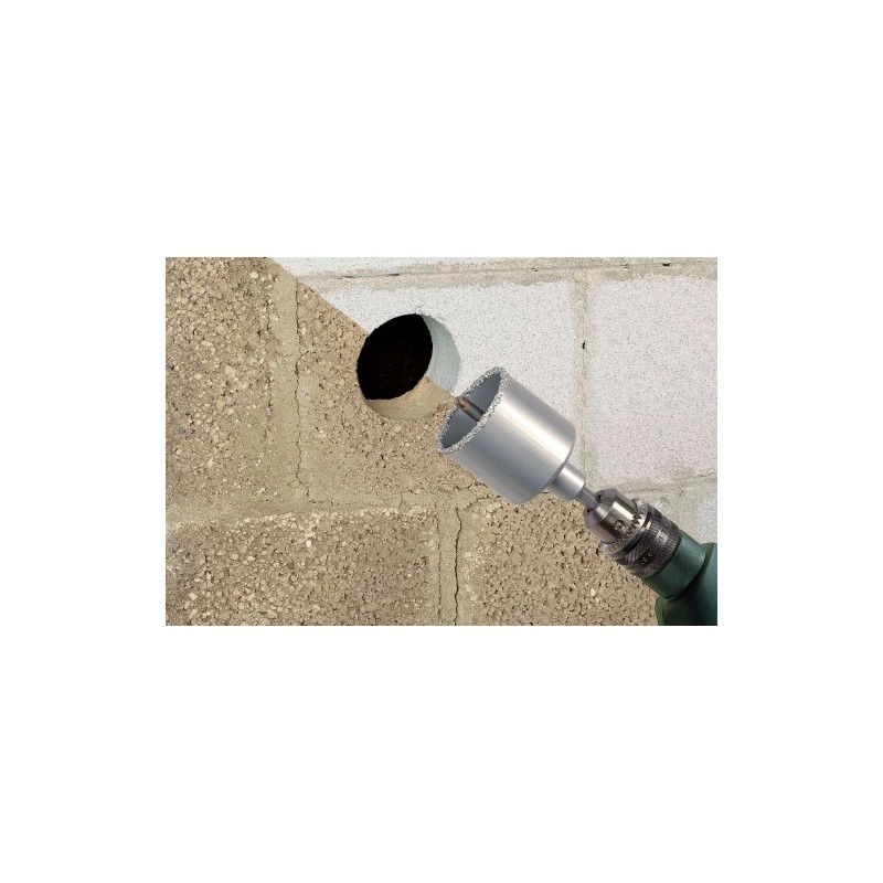 Wolfcraft 3893000 55 x 33mm CT Hole Saw with Hexagon
