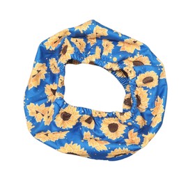 Fleece Bonding Neck Scarf Small Animal Carrier Pouch Sling Carrier Cuddler Anti-Anxiety Two Layers for Guinea Pigs, Ferrets, Hedgehogs, Kittens, Sugar Gliders, and Other Small Pets (Sunflowers)