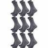 GAWILO Vein Socks for Men (9 Pairs) | Without Rubber