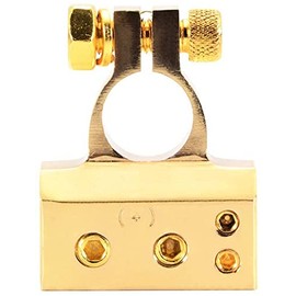 MK Audio Car Battery Gold Terminals Positive Heavy Duty Plated Connectors