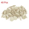 Unifizz 40pcs Plastic Car Hole Rivets Fastener Fender Bumper Push