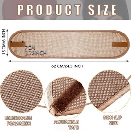 Xuhal 4 Pieces Mesh Hair Wraps for Black Women, Adjustable Size, Multiple Use Ways, Stylish Color to Match, Navy Blue, Black, Beige, Camel