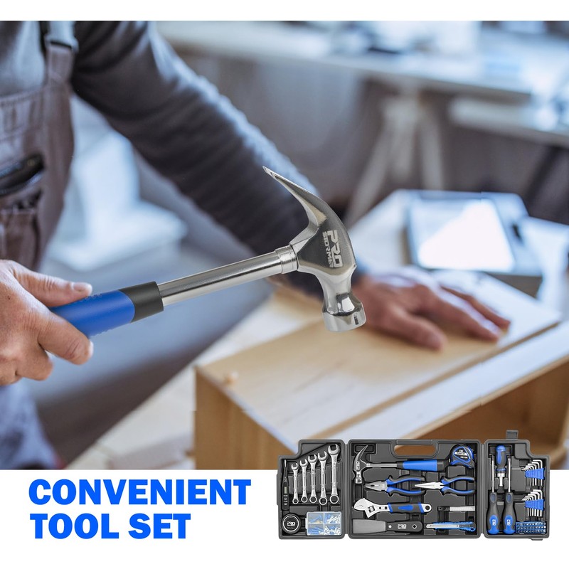 Prostormer 159-Piece Home Tool Set, General Household Tool kit with