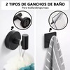 5 Pieces Bathroom Hardware Accessories Set Towel Rack Paper Holder