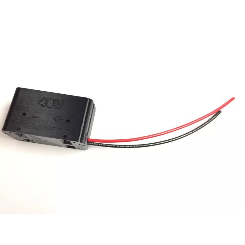 Terrafirma Adapter for Kobalt 40V lithium battery 1ft 10AWG gauge