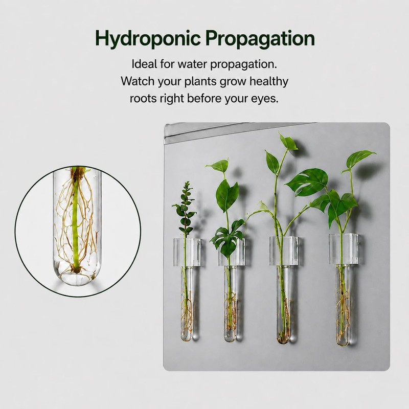 LCPCX Mini vase Magnets for Fridge, Magnetic Test Tube Vase