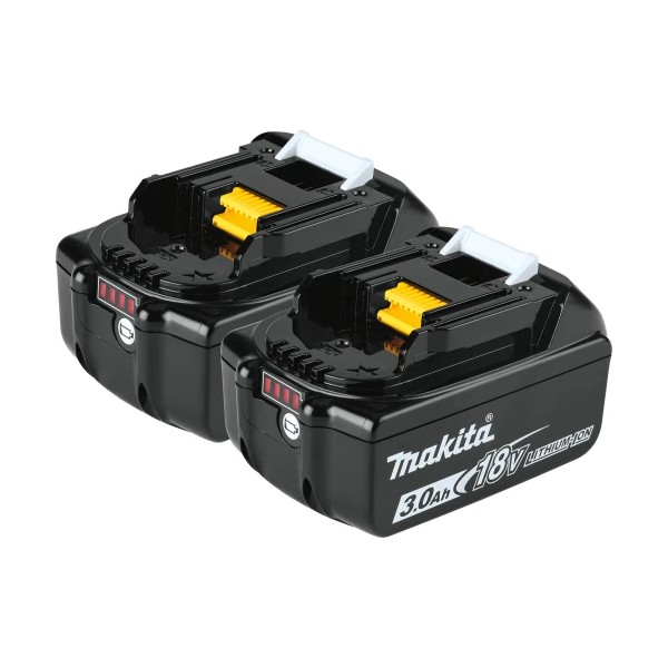 Makita BL1830-2 18V LXT Li‑Ion 3.0Ah Battery, 2/pk, New in