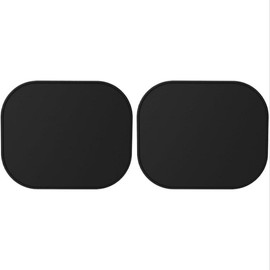 Magnetic Side Window Sun Shade Keeps Cooler Sun Shade UV Rays Privacy Protector, Reuseable Washable Sun Shade for Most Cars, Vhicles, SUV:_back seat 1 pair