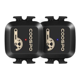 CooSpo Cadence Speed Sensor ANT+ Bluetooth 4.0 Compatible Connection for Bicycle Computer Bike Accessory IP67 Waterproof Rating with Japanese Instructions [Set of Two]