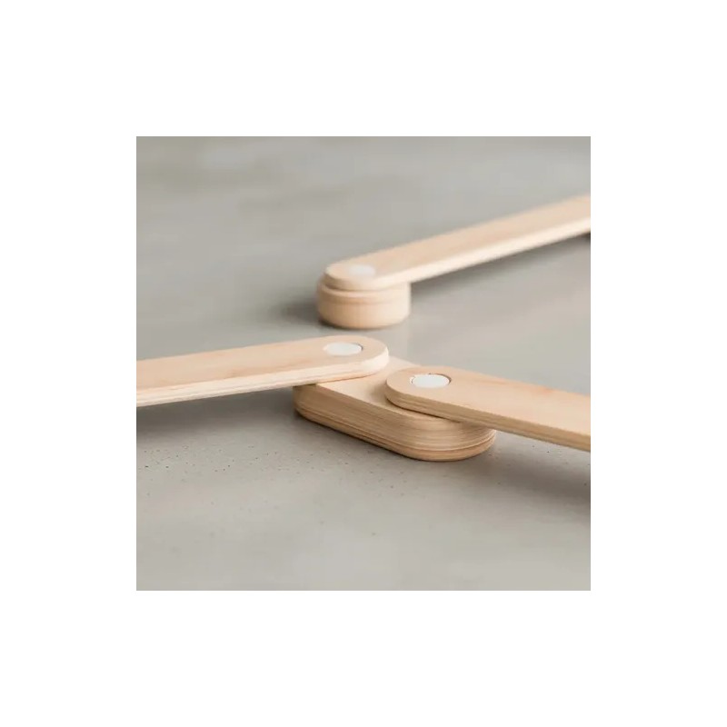 Barras De Equilibrio Montessori Niños Bebe 3 Vigas 60 Cm