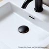 Luxier Metal Bathroom Sink Pop-Up Drain Stopper for Vessel and