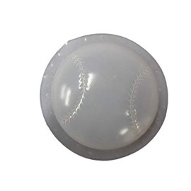 3 1/2 inch Round Baseball Plastic Craft Mold use Soap for soap Making or Cement for Garden Stones Qty 2-4609