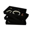 SCIKHEFT Stackable Jewelry Trays Velvet Drawer Organizer Inserts Tray Jewelry