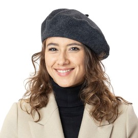 Seeberger Scheffau Series Women's Knitted Beret - lightblue