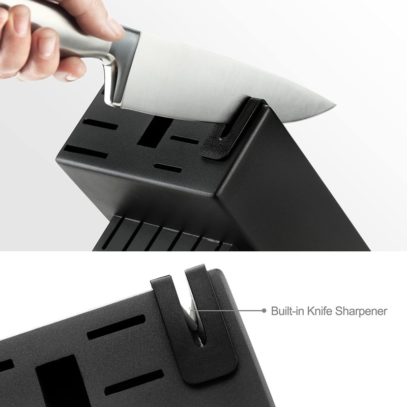 McCook® Knife Sets,German Stainless Steel Kitchen Knives Block Set with