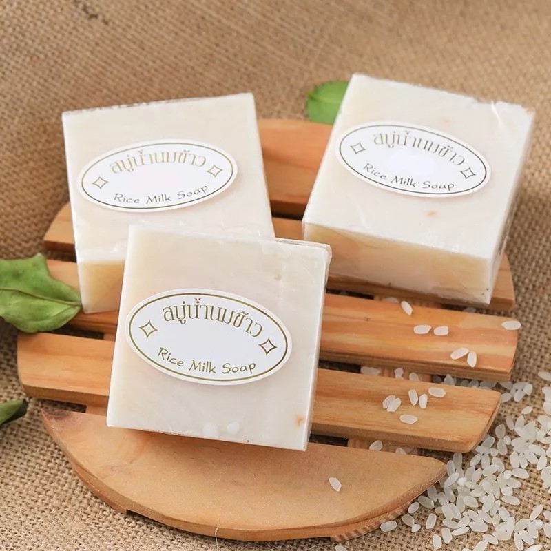 Cosmetishop Jabón Arroz Colágeno Y Leche Tailandés Humectante Antiedad