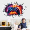 Wajade Game Wall Sticker Gamer Controller 3D Wall Decals Boy