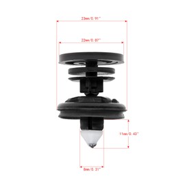 Mtsooning Türverkleidungs-Clips ersatz für Boxster Cayenne Cayman 911 Carrera, Innenraum, 20 Stück
