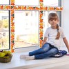 Lucleag 65.6 Ft Fall Pumpkin Bulletin Board Border, Self-Adhesive Pumpkins