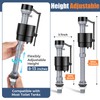 Teviora Universal Toilet Flusher Replacement Kit, Water-Saving & Height Adjustable