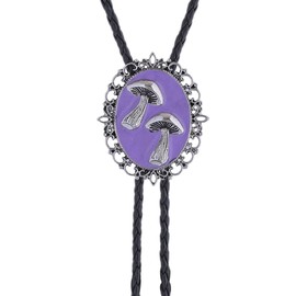 GelConnie Native American Bolo Tie for Men Costume Bolo Tie Natural Stone Bolo Ties for Women Cowboy Western Leather Necktie