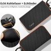 T-carbon Car Key Bag Made of Real Carbon Fibre, Leather