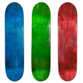 Cal 7 Blank Maple Skateboard Decks (Blue, Green, Red, 8.25 inch)