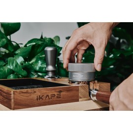 IKAPE Coffee Products, 49MM Coffee Distributor, Gravity Adaptive Espresso Distributor Fits All 49MM Espresso Portafilter(Silver)