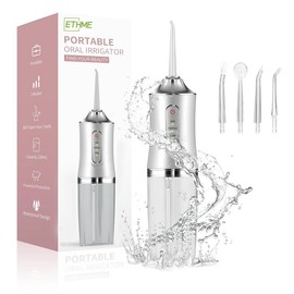 ETHME Oral Irrigator 4 In 1 Water Flosser Cordless Portable and Rechargeable Irrigation Cleaner -Comprehensive Daily Teeth Care Solution for Men Women - Color: WF-GREEN