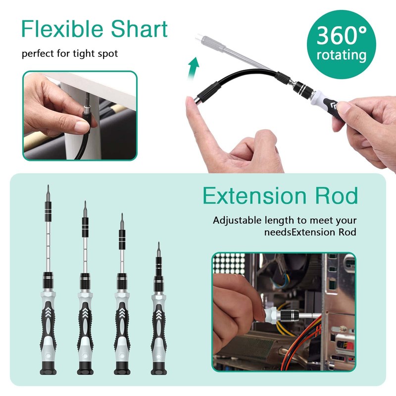 ORIA Precision Screwdriver Set, 132 in 1 Magnetic Repair Tool