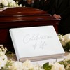 Elegant​ ​​Funeral Guest Book & Memory Book for Memorial Service