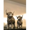 Reflections By Leonardo Highland Cow, 12 cm, Silver