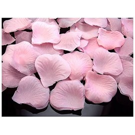 Unknown Pack of 100 Pink Rose Petals Ideal for Decorations, Ceremonies, Weddings, Valentine's Day and Romantic surprises.