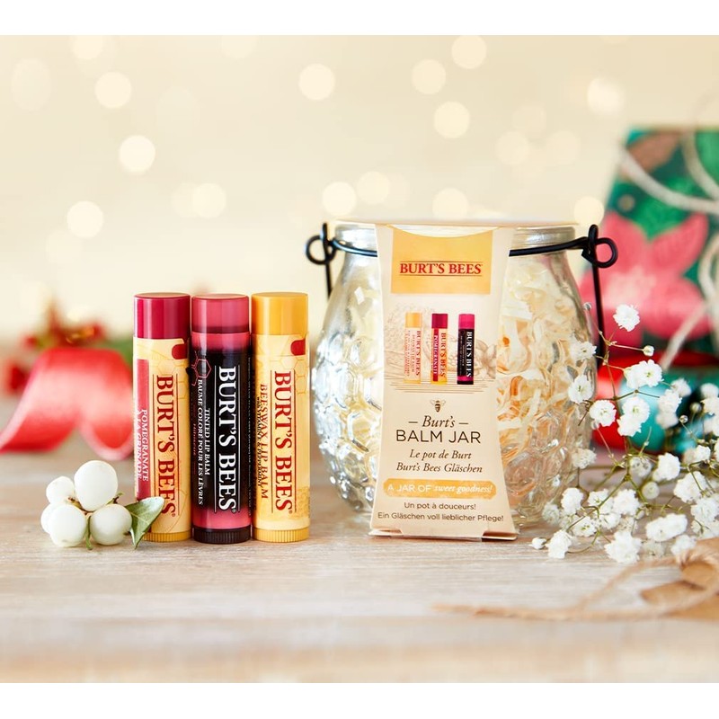 Burt's Bees Balsami Labbra in Vasetto, 1 x alla Cera
