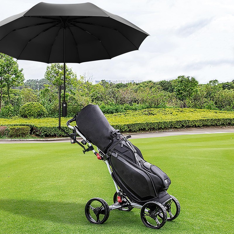 XLINGZA UPF 50+ Beach Umbrella with Adjustable Universal Clamp