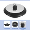 uxcell 1.57" Bathtub Drain Stopper, Universal Rubber Sink Cover Plug,